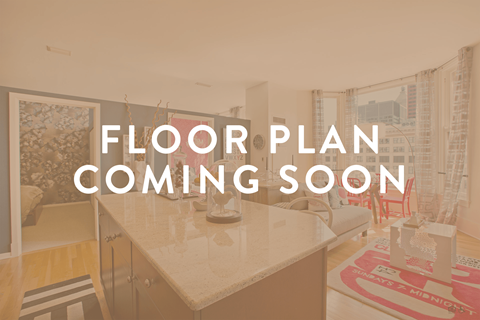 Floor plan for 2 beds, 2 baths, 1050 sqft